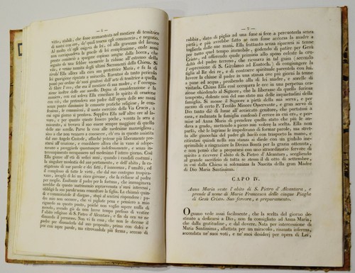 Libro Antico Old Book VITA DELLA BEATA MARIA FRANCESCA 1843 - Imagen 4 de 7