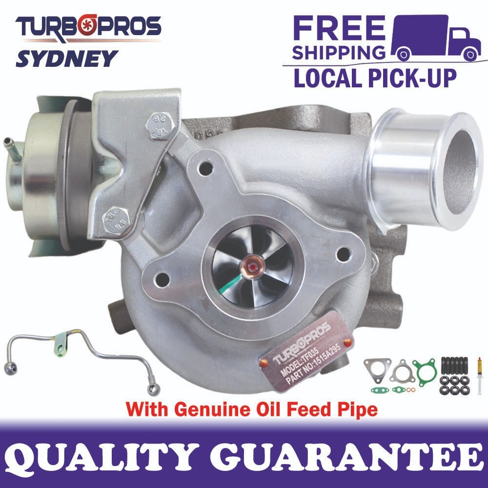 Upgrade Billet Turbo+Genuine Oil Feed Pipe For Mitsubishi Pajero Sport 4N15 2.4L