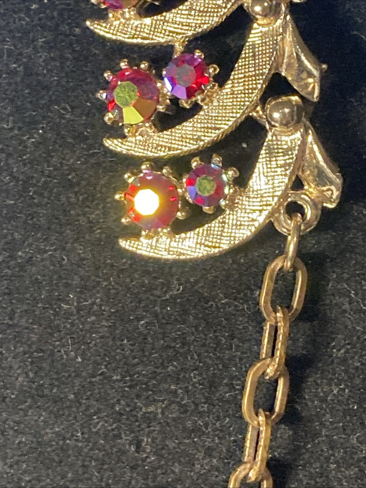 AB Aurora Borealis Ruby Red Rhinestone Crystal Pr… - image 12