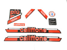ADESIVI RIZZATO CALIFFONE PIÙ 2m Nero rosso electronic AUFKLEBER STICKERS LOGO _