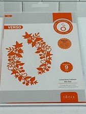NEW Tonic Studios Verso Luxurious Leaves Die Set 9 Dies Largest 2.5x6.5 Inches