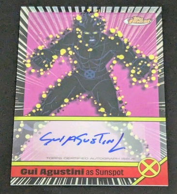 #ad 2025 Topps Finest X Men #x27;97 Gui Agustini Sunspot Voice Actor Auto #VA GA $25.49