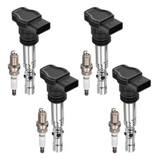 For 98-04 Audi A3 1.8l 00-05 Vw Beetle 1.8l 4pcs Ignition Coil Spark Plug