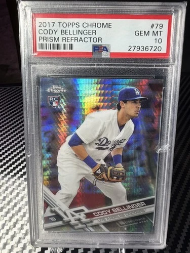 2017 Topps Chrome - Cody Bellinger #79 Prism Refractor (RC) PSA 10