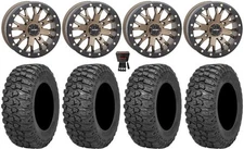 System 3 SB-4 14" Wheels Br (4+3) 32" Trail Saw 2.0 Tires Kawasaki Teryx Mule