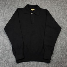 Paul Stuart Cashmere Sweater Mens Small Black...