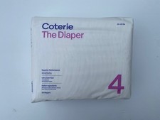 Coterie Disposable Diapers Size 4 Baby 22-37 Lbs. 25 Count