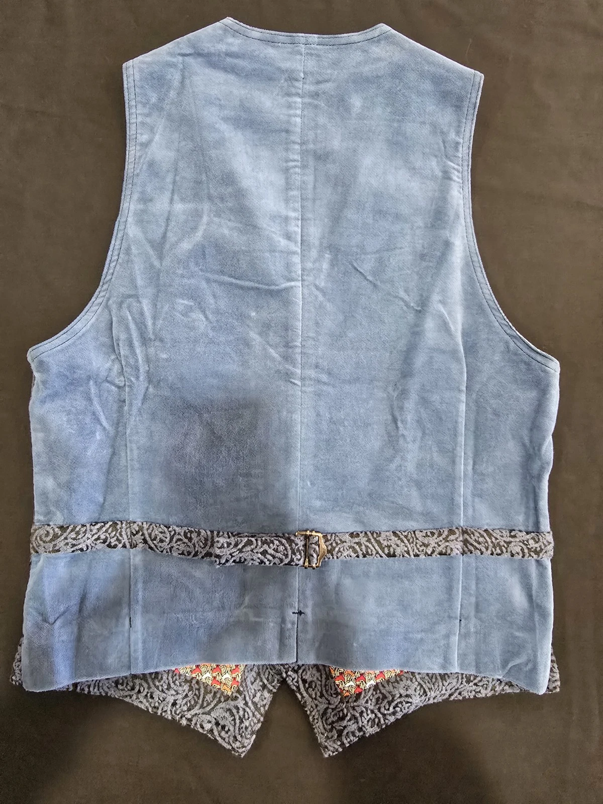 Garry's Earth Vest Handcrafted Made In Italy Size M Cod.34 - product detail image 10
