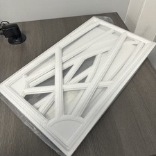 Window Inserts/Short Panel - Garage Doors Set of 4 - Sunray SC S White Short