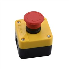 Red Emergency Stop Mushroom Switch 660V 10A IP65 Weatherproof Good Quality