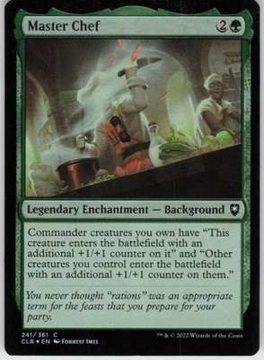 Foil Master Chef 241 Commander Legends: Battle for Baldur's Gate C