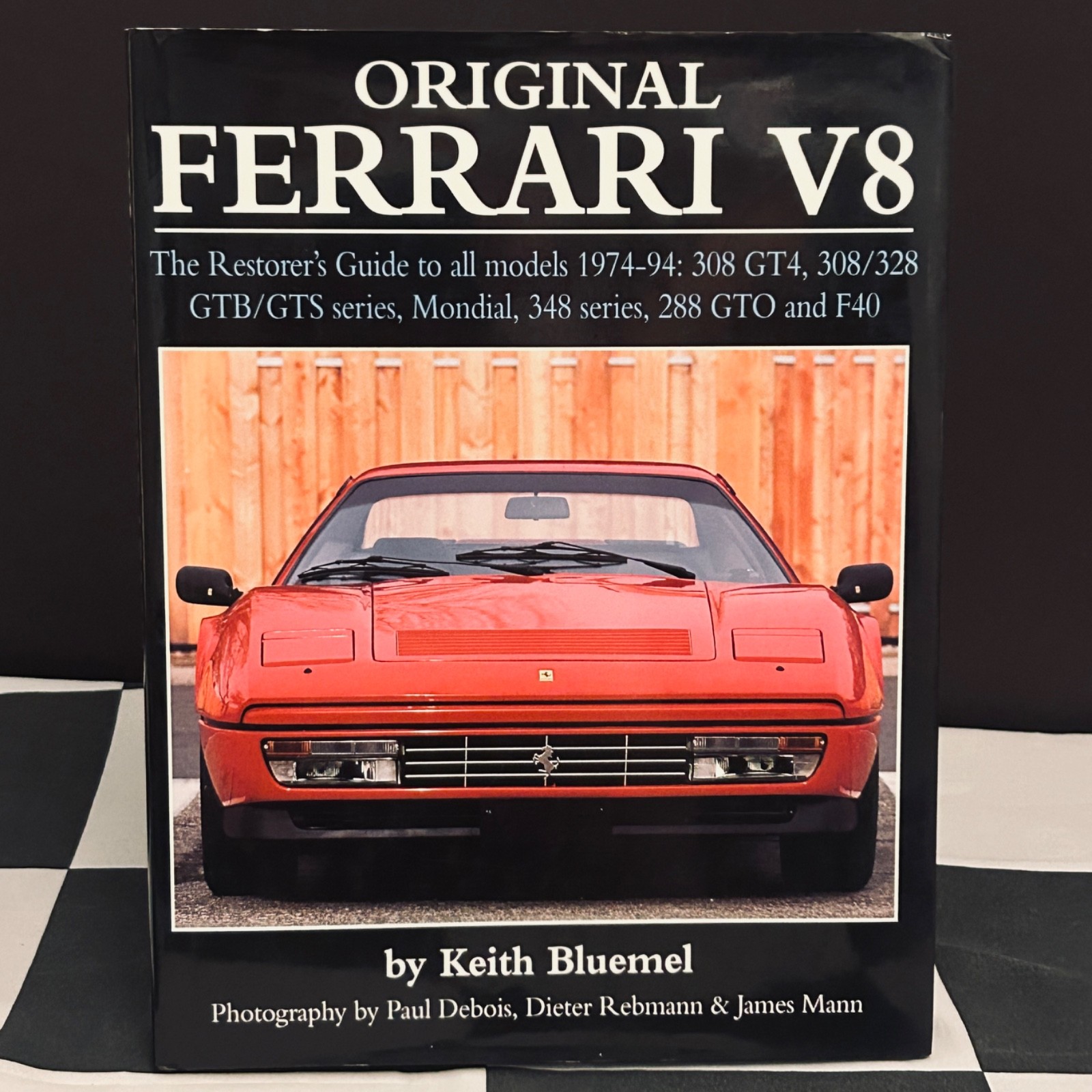 ORIGINAL FERRARI V8 308 328 GT4 GTB GTS MONDIAL 348 288 GTO F40 BLUEMEL BOOK
