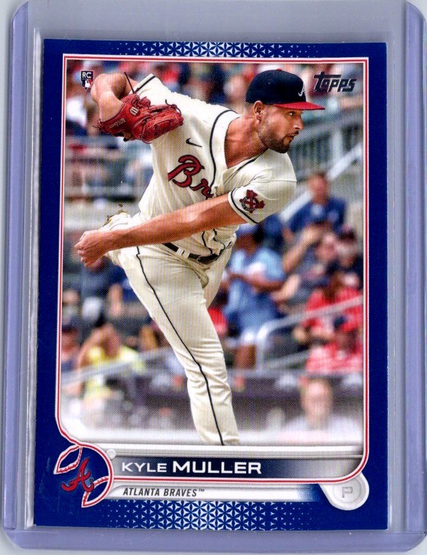 2022 Topps #30 Kyle Muller Royal Blue