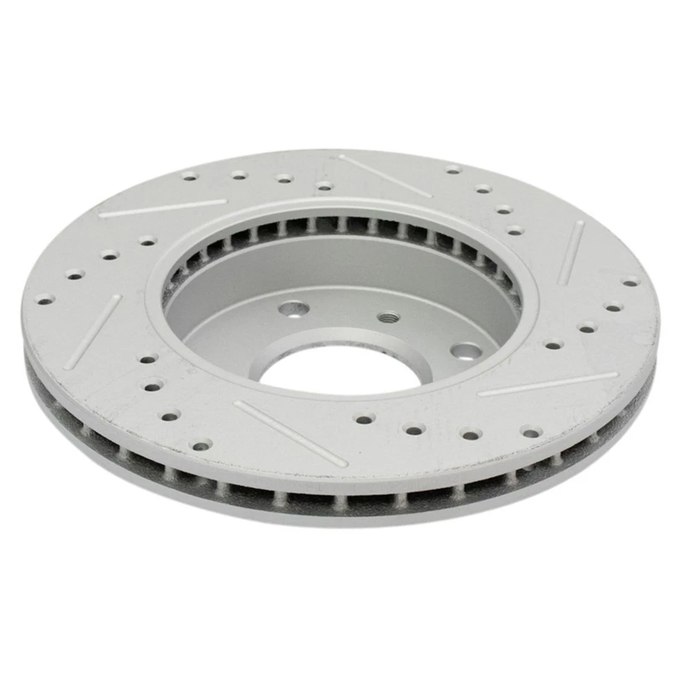 Kit de rotor de freno y pastillas delanteras recubiertas y cerámicas con productos químicos para Nissan Foto 2 de 4