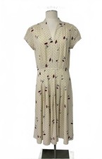 eShokti Women's Polka Dot Floral Midi Dress Size 6 dd2