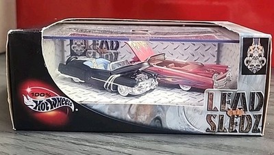 Hot Wheels Lead Sledz 53 & 59 Cadillac Custom Cruisers Chopped