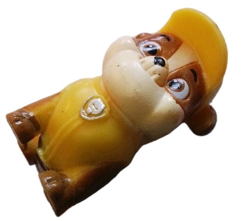 Rubble Yellow Paw Patrol Pup Action Figure Toy 1.5" Tall Spin Master 2015 - Bild 1 von 9