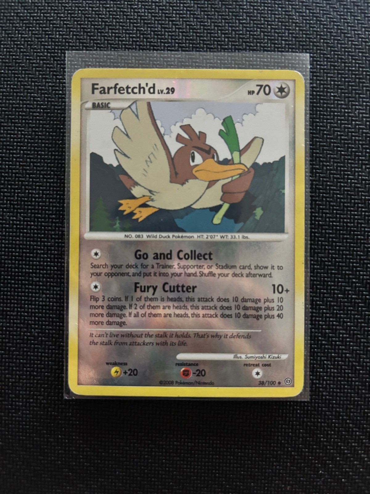Farfetch'd Reverse Holo Uncommon Stormfront 38/100 LP