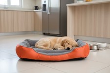 Dog Bed ONSN Pet Bed Orange Non Slip