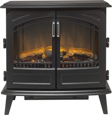 2kW Electric Stove with Optiflame Flame – Freestanding, Remote, Thermostat