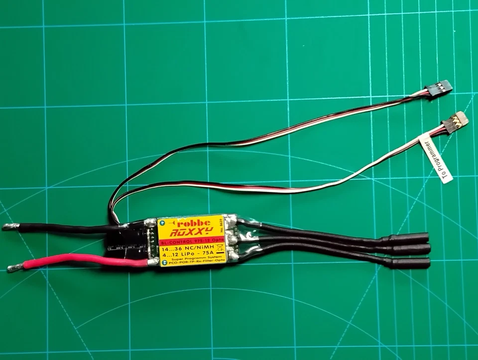 Brushless Regler ROXXY BL-Control 975-12 Opto 4s-12s 75A Lipo 3D Heli EDF Regler - Bild 2 von 4