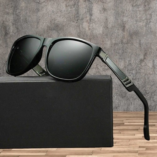 Aluminium Magnesium Polarisiert Sonnenbrille Herren Retro UV 400 Fahren Brille - Bild 5 von 23