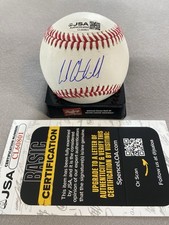 TEXAS RANGERS- CAL QUANTRILL AUTOGRAPH ROLB BASEBALL JSA CL60801