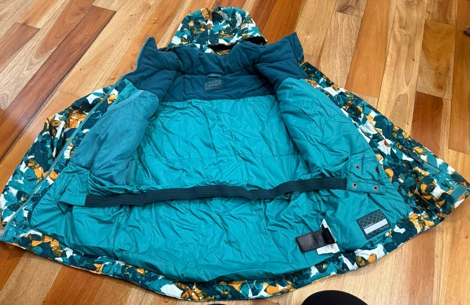 MARMOT МОЛОДЕЖИ БОЛЬШОЙ НЕБО РАЗМЕР БОЛЬШОЙ ЛЫЖ ИЗОЛИРОВАННАЯ КУРТКА РАЗНОЦВЕТНЫЙ МОЛНИИ С КАПЮШОНОМ - Изображение 2 из 4