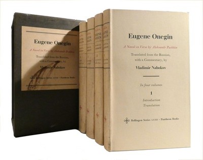 Aleksander Pushkin, Vladimir Nabokov EUGENE ONEGIN IN 4 VOLUMES A Novel in Verse