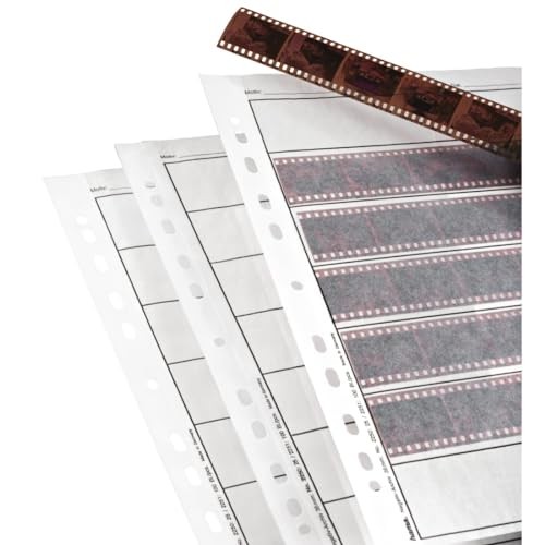 Hama 100 Negative Archiving Sleeves for 7 Small Picture Strips with 6 Pictures 