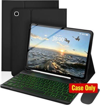 Samsung Galaxy Tab S6 Lite 10.4 Inch Case, Detachable Backlit Keyboard, Stand