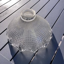 Superbe Abat-jour Holophane Art Déco Vintage verre moulé luminaire ancien