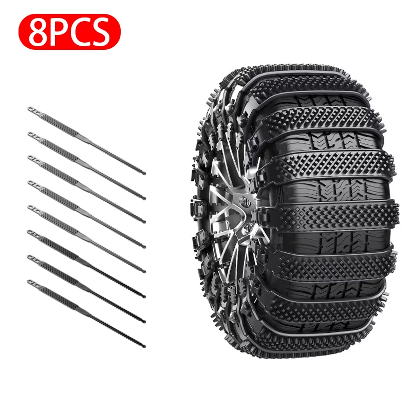 Car Snow Chains Driving SUV Off-Road Outdoor Snow Tire Anti-Skid Chain Thickened