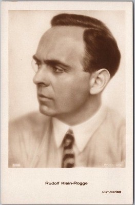 Vintage 1920s RUDOLPH KLEIN-ROGGE Photo RPPC Postcard German Silent Film Actor