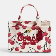 COACH Cargo Tote Bag 20 W/ Cherry Print Mini Crossbody ~NWT~ CZ104