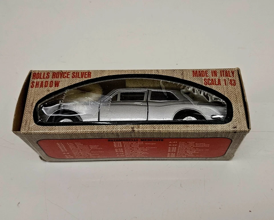 MEBETOYS A26 ROLLS-ROYCE SILVER SHADOW - 1/43 - ORIGINAL MINT BOX - Immagine 2 di 4