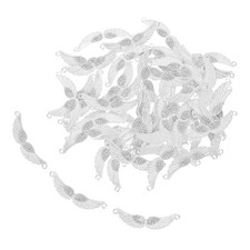 50 Pcs Angel Wings for Crafts Bracelet Charm DIY Jewelry Accessory