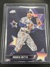 Mookie Betts 2025 Topps Chrome Cosmic Starfractor Black Refractor /10 Dodgers