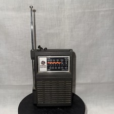 Vintage GE Portable AM/FM Transitor Radio Model 7-2506A Tested Works
