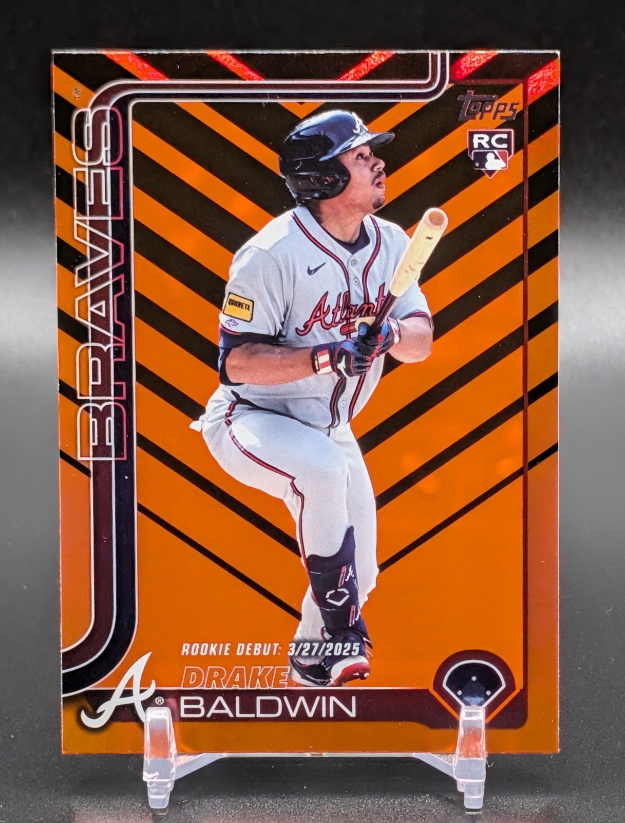 DRAKE BALDWIN Halloween Holiday Foil Rookie 2025 Topps Update Card #US113 Braves