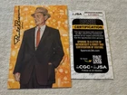 Paul Brown Signed Autographed Goal Line Art Card GLA JSA