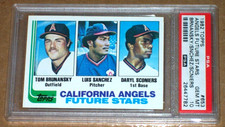 1982 Angels Future Stars Tom Brunansky rookie #653 Topps PSA 10 CaliforniaAngels