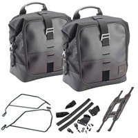 Givi Borse Laterali 16L Schwarz CRM102 + Telai Yamaha FZ6 Fazer 600 2004-2006