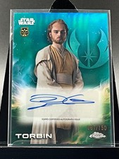 2025 Topps Chrome Star Wars TORBIN Blue Autographed Card  /150