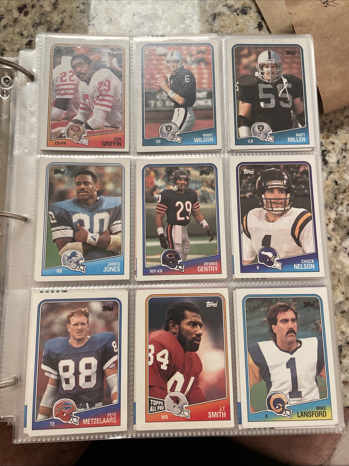 QTY 200+ 80S-2000S Football Cards Assorted Sports Cards All Different Vintage view 2