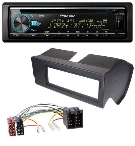 Pioneer DAB MP3 CD USB Bluetooth Autoradio für Fiat Panda (bis 2002) - schwarz - Bild 1 von 6