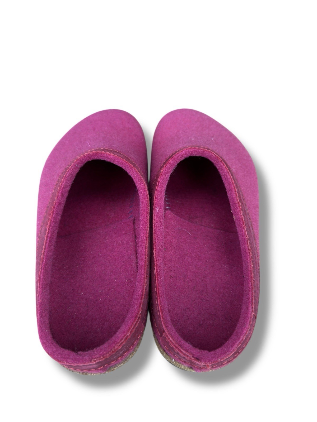 SAOLA Pantofole Haflinger rosa lana suola sughero zoccoli comode donna