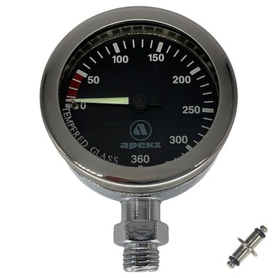 SF-1 TopDeal: Apeks pressure gauge capsule HP gauge SPG 52 - 360 bar display black
