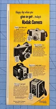 1950 Kodak Ad  Brownie Hawkeye Camera Tourist Camera Pony 828 Camera