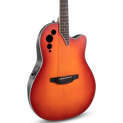 Applause AE48-1I Traditional Super Shallow Acoustic-Electric Guitar Honey Burst